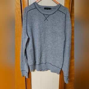 Men's Rogue Wool And Cashmere Gray Sweater